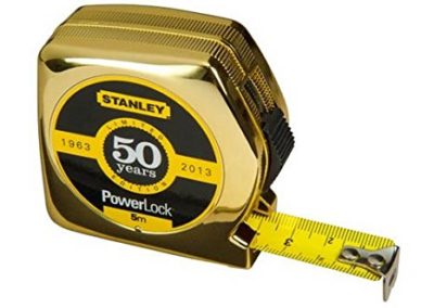 Stanley Power Lock 5M Gold Tape Measure (STHT0-33361) 50th SPECIAL Anniversary Limited Edition.